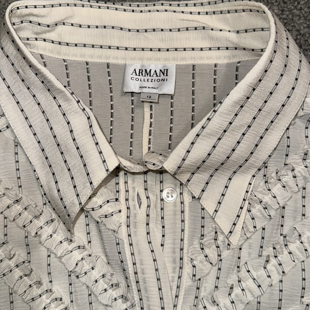 Armani Button Up Blouse - image 3